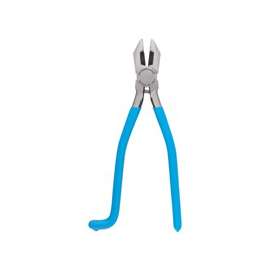 CHANNELLOCK 350S Iron Workers Plier, Cross Hatched Jaw, Blue Handle