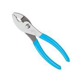 CHANNELLOCK 526 Slip Joint Plier, Steel Jaw, 6-1/2 in OAL, Blue Handle