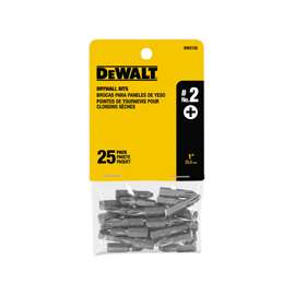 DeWALT DW2125 Screwdriver Bit, #2 Drive, Phillips Drive, Steel
