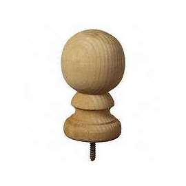 UPF 106088 Post Top, 5-1/4 in H, Pine, White