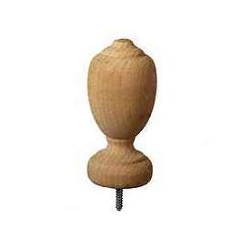 UPF 106090 Post Top, 6-1/2 in H, Pine, White