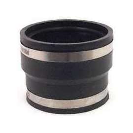 Fernco P1070-44 Pipe Coupling, 4 x 4 in, 3.94 in L, Black