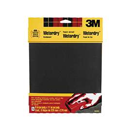 3M 9084 Sandpaper, 600-Grit, Ultra Fine, Silicone Carbide