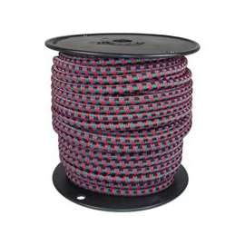 KEEPER 06415 Bungee Cord, 125 ft L, Rubber