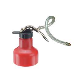 LubriMatic 50-592 Pistol Flexible Oiler, 6 oz Capacity, 4-1/4 in H, Flexible Spout, Steel