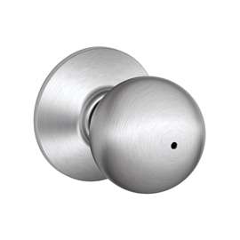 Schlage Orbit F40CSVORB626 Privacy Lever, Satin Chrome