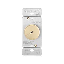 Eaton Wiring Devices RI06PL-V-K Rotary Dimmer, 120 V, White