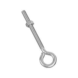 National Hardware N221-127 Eye Bolt, 1/4-20 Thread, 2-3/4 in L Thread, 0.56 in ID Dia Eye, Steel, Zinc