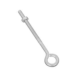 National Hardware N221-135 Eye Bolt, 1/4-20 Thread, 3 in L Thread, 0.56 in ID Dia Eye, Steel, Zinc