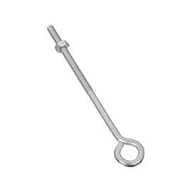 National Hardware N221-143 Eye Bolt, 1/4-20 Thread, 3 in L Thread, 0.56 in ID Dia Eye, Steel, Zinc