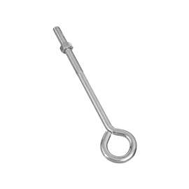 National Hardware N221-291 Eye Bolt, 3/8-16 Thread, 3 in L Thread, 1 in ID Dia Eye, Steel, Zinc