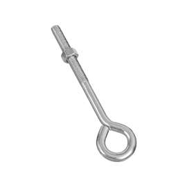 National Hardware N221-325 Eye Bolt, 1/2-13 Thread, 3-3/4 in L Thread, 1 in ID Dia Eye, Steel, Zinc