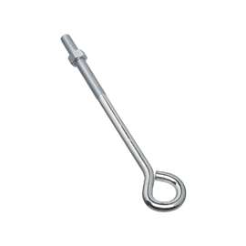 National Hardware N221-333 Eye Bolt, 1/2-13 Thread, 3-3/4 in L Thread, 1 in ID Dia Eye, Steel, Zinc