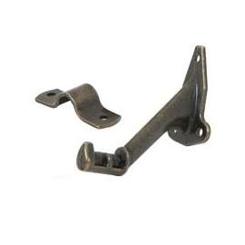 National Hardware N830-130 Handrail Bracket, Zinc, Antique Brass