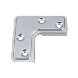 Stanley Hardware 742400 Corner Brace, 2-1/2 in L, 1 in W, Steel, Zinc
