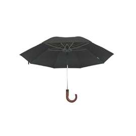 Diamondback Compact Rain Umbrella, 21 In Dia, Nylon, Black