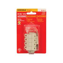 Legrand Wiremold B-9-10-11 Raceway Accessory Pack, Metal, Ivory