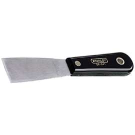 Nylon Handle Putty Knives, 1 1/4 in Wide, Flexible Blade