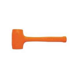 Compo-Cast Standard Head Soft Face Hammers, 52 oz Head, 2 1/2 in Dia., Orange