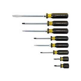 100 Plus 8 Pc Combination Screwdriver Sets, Phillips; Slotted