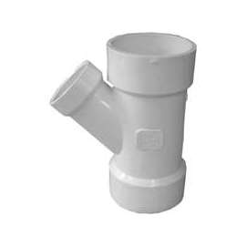 GENOVA 71032 Pipe Wye, 3 in Hub, 3 in, 2 in