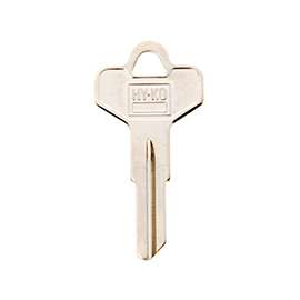 Hy-Ko 11010DE4 Key Blank, Brass, Nickel Plated