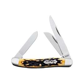 Uncle Henry 897UH Folding Pocket Knife, 2.8 in L Blade, 3-Blade