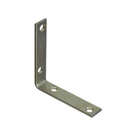 National Hardware 115BC Series N264-200 Corner Brace, 0.12 in, Steel, Zinc