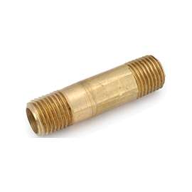 Anderson Metals 736113-0248 Pipe Nipple, 1/8 in NPT, 3 in L
