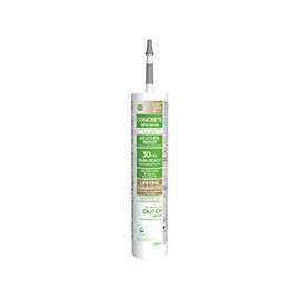 GE Silicone II SE2172 Premium Waterproof Concrete and Masonry Sealant, 10.1 oz, Cartridge, Light Gray, Paste