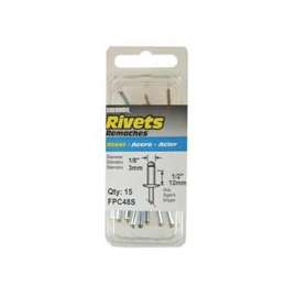 SUREBONDER FPC48S Long Blind Rivet, 1/2 in L, Steel
