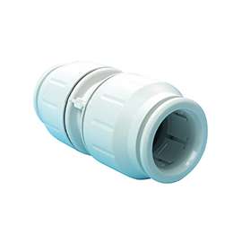 John Guest PEI0420P Tube Union Coupler, 1/2 in