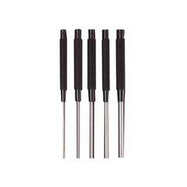 Extra-Long Drive Pin Punches, 8 in, 1/8 in tip, Steel