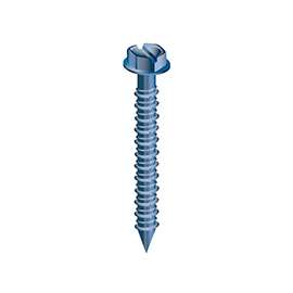 COBRA ANCHORS 681W Contractor-Grade Concrete Screw, 1/4 in Thread, 5/16 in Drive