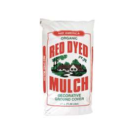Mid-America 33333 Dyed Mulch, Red Bag
