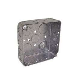 RACO 8192 Outlet Box, Knockout Cable Entry, 16-Knockout, Steel