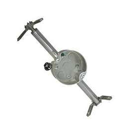 RACO 936 Ceiling Box, 1-Gang, Steel, Silver