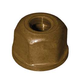 Jones Stephens B10104 Basin Nut, 1/2-14 in x 9/16 in Size, Brass