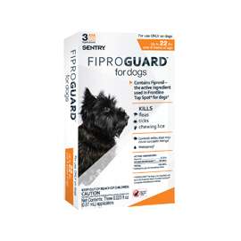 SENTRY Fiproguard 02950 Flea and Tick Squeeze-On, 3 Count
