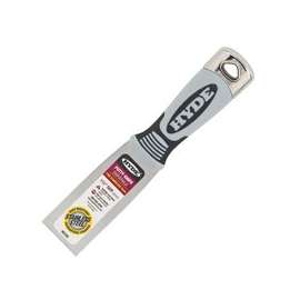 HYDE Pro Stainless 06158 Putty Knife, 3-7/16 in L Blade, 1-1/2 in W Blade, Stainless Steel Blade, Gray Handle