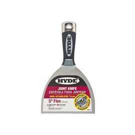 HYDE 06778 Joint Knife, Soft-Grip Handle, Single-Edge Stainless Steel Blade