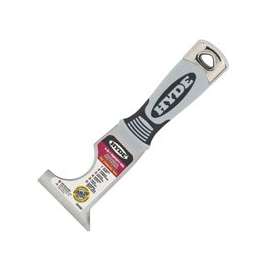 HYDE 06986 Multi-Tool, 3-1/8 in L x 2-1/2 in W Blade, Stainless Steel Blade, Gray Handle