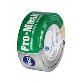 IPG 5201-.75 Premium Masking Tape, 60 yd L, 0.7 in W, 6 mil Thick, Synthetic Rubber Adhesive, Beige