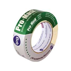 IPG 5203-1.5 Premium Masking Tape, 60 yd L, 1.4 in W, 6 mil Thick, Synthetic Rubber Adhesive, Beige