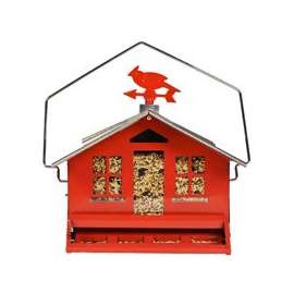 Perky-Pet Squirrel-Be-Gone II 338 Wild Bird Feeder, Country, 8 lb Seed, Metal