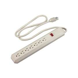 Eaton Wiring Devices 1176V Surge Protection Power Strip, 15 A, 7-Outlet, 70 J, Ivory