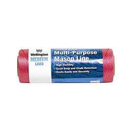 Wellington Opti-Brite 43214 Seine Twine, 525 ft L, #18 Dia, Pink