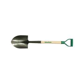 UnionTools 43106 Digging Shovel, 11-1/2 in L x 8-1/2 in W Blade, Hardwood Handle