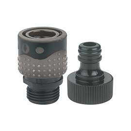 Gilmour 839004-1001 Faucet Quick Connector Set, Polymer