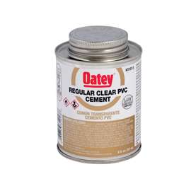 Oatey 31014 Solvent Cement, Clear, 16 oz Can